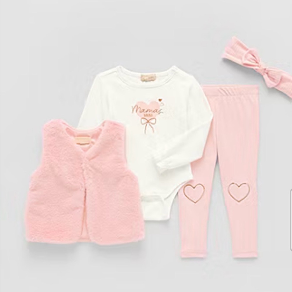 Btween Baby Girls Mama’s Mini  4-pc. Legging Set - 18 Months